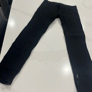 Black Moto Jeans